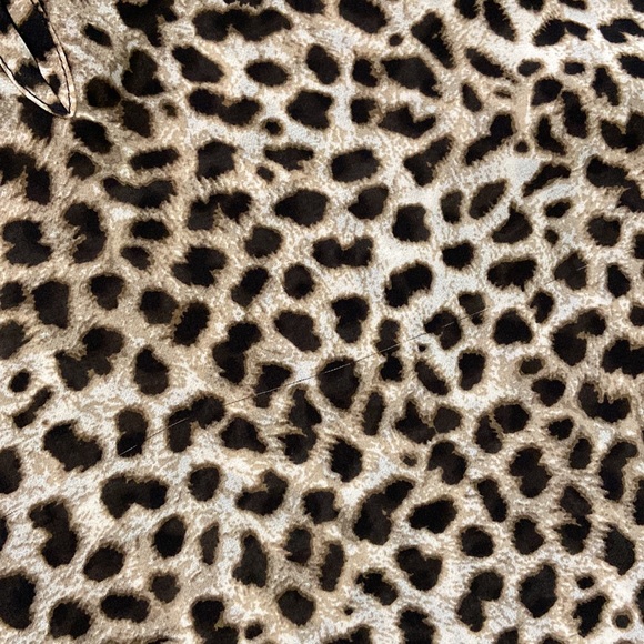 Torrid Chiffon Leopard Print sheer Top size 2 - Picture 15 of 16